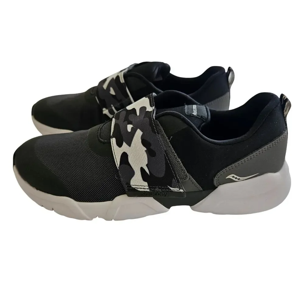 Saucony Youth Vertex Sneaker Size 6 Hook and Loop Closure Camo Athletic Shoes